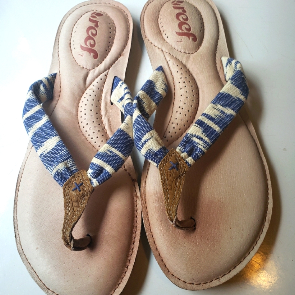 Reef women's sandals, flip flops, size 7